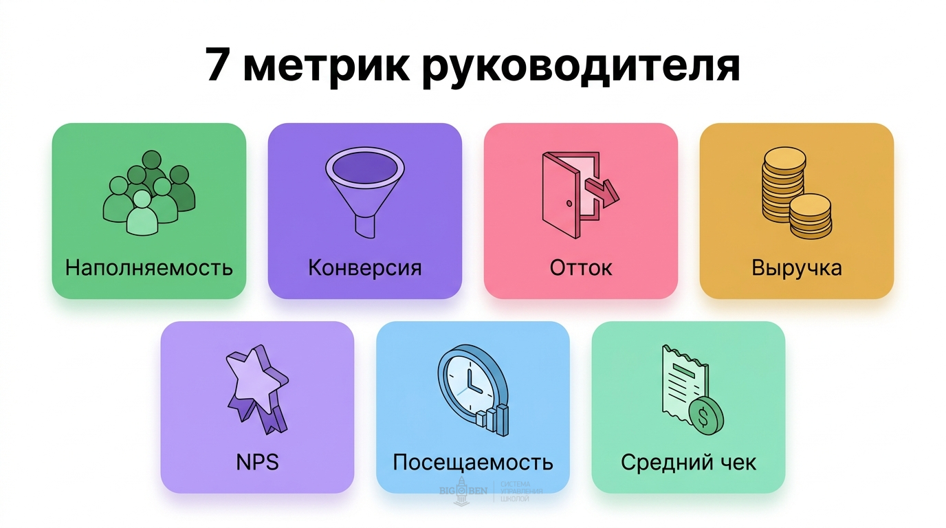7 метрик руководителя языковой школы