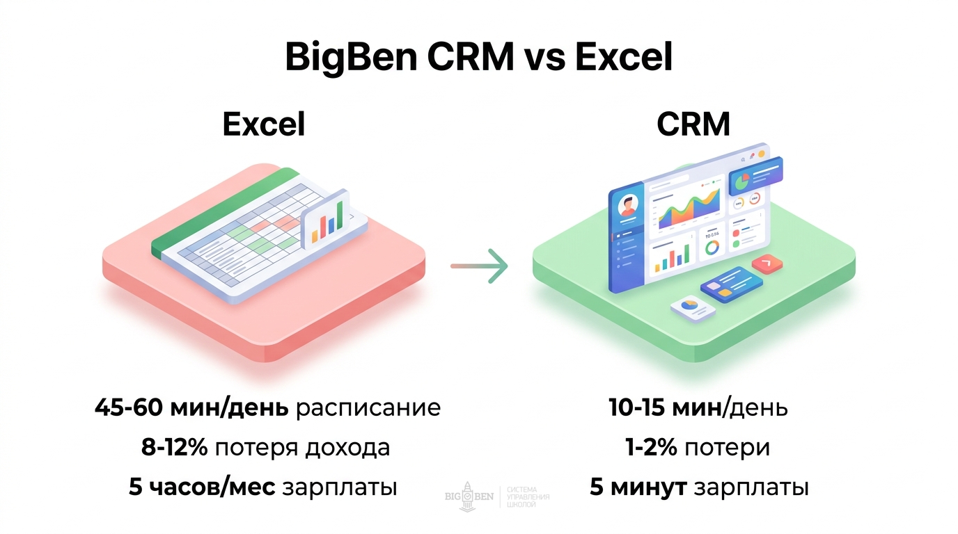BigBen CRM vs Excel: реальная история перехода