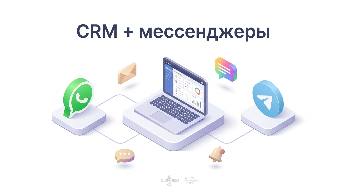 Интеграция CRM с мессенджерами: WhatsApp, Telegram