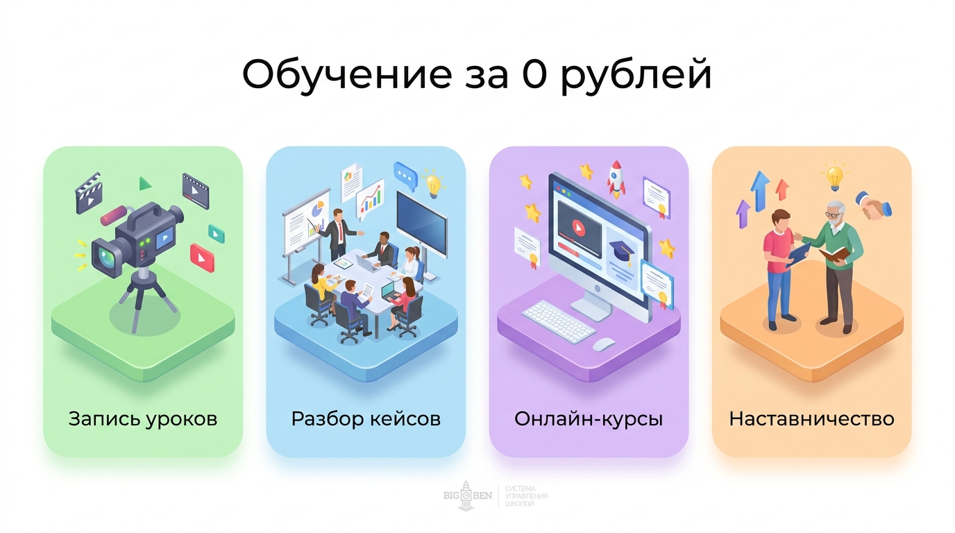 Обучение команды: внутренний тренинг за 0 рублей