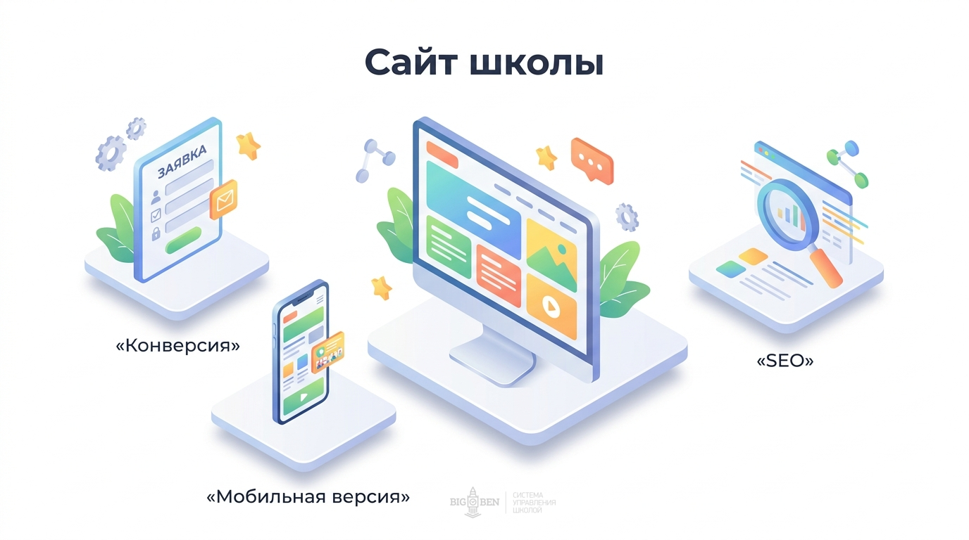Сайт школы: минимум для конверсии заявок