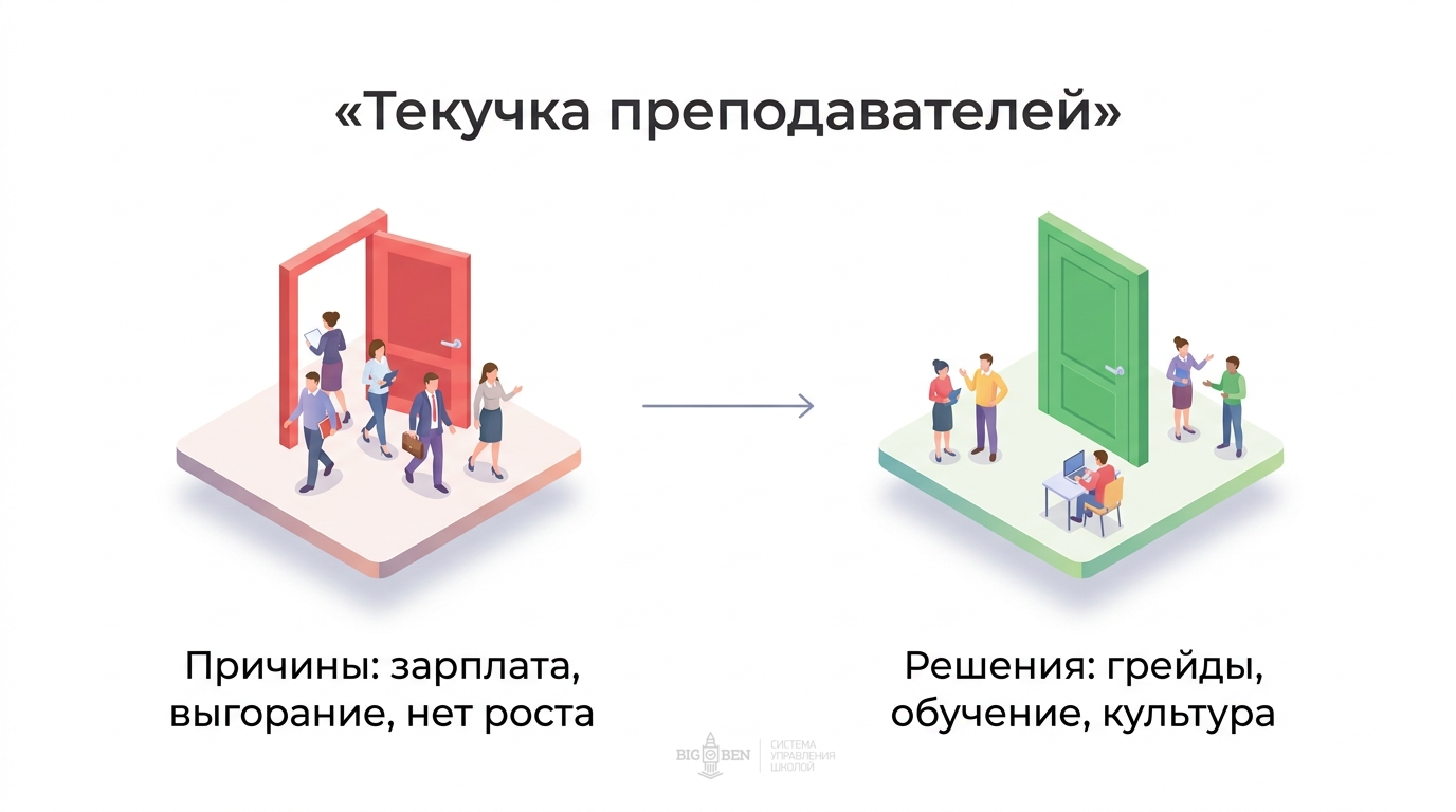 Текучка в школе: причины и как бороться